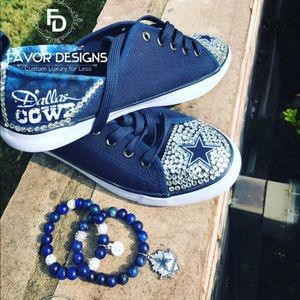 Custom shoes!  I can bling any sneaker out!